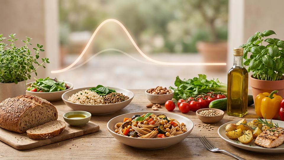 Pico de glucosa y alimentos