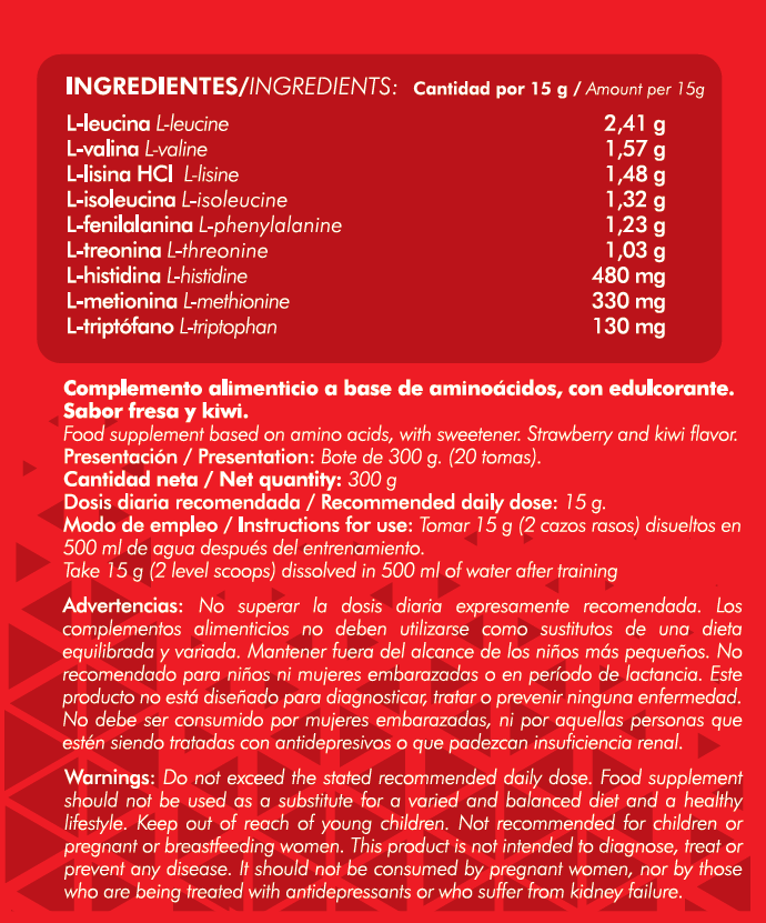 MAP - Essential Amino Acids Formula 300G - Alpha Supplements - 2