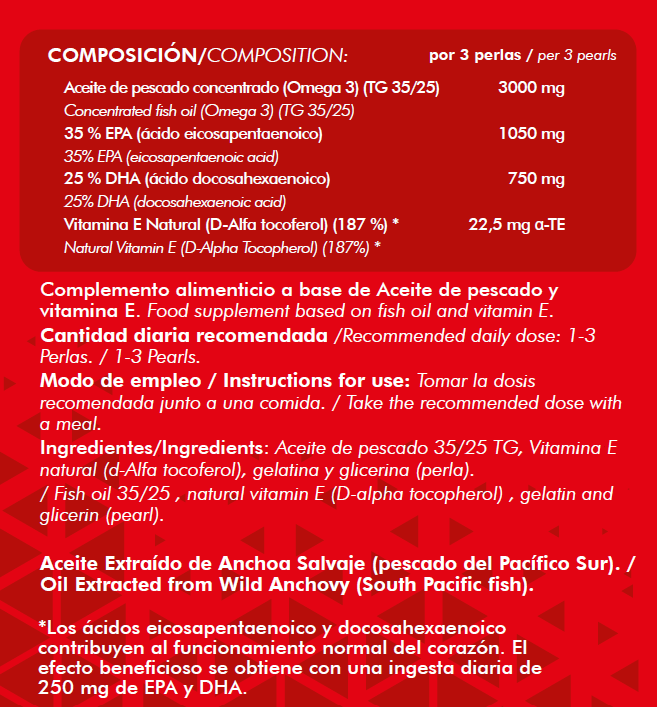 Omega-3 concentrate fish oil formula (90perlas) - Alpha Supplements - 2