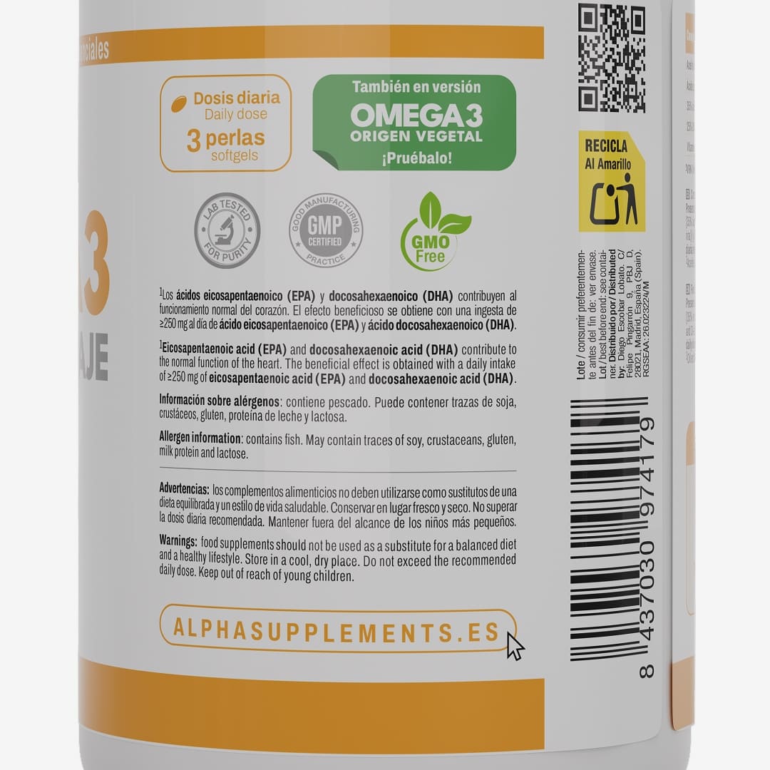 Omega 3 Anchoa Salvaje (90 perlas) - 3