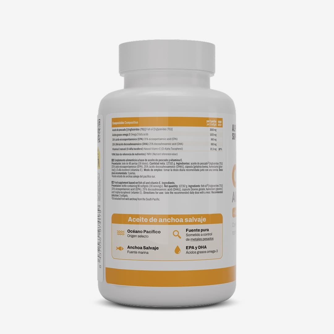 Omega 3 Anchoa Salvaje (90 perlas) - 4