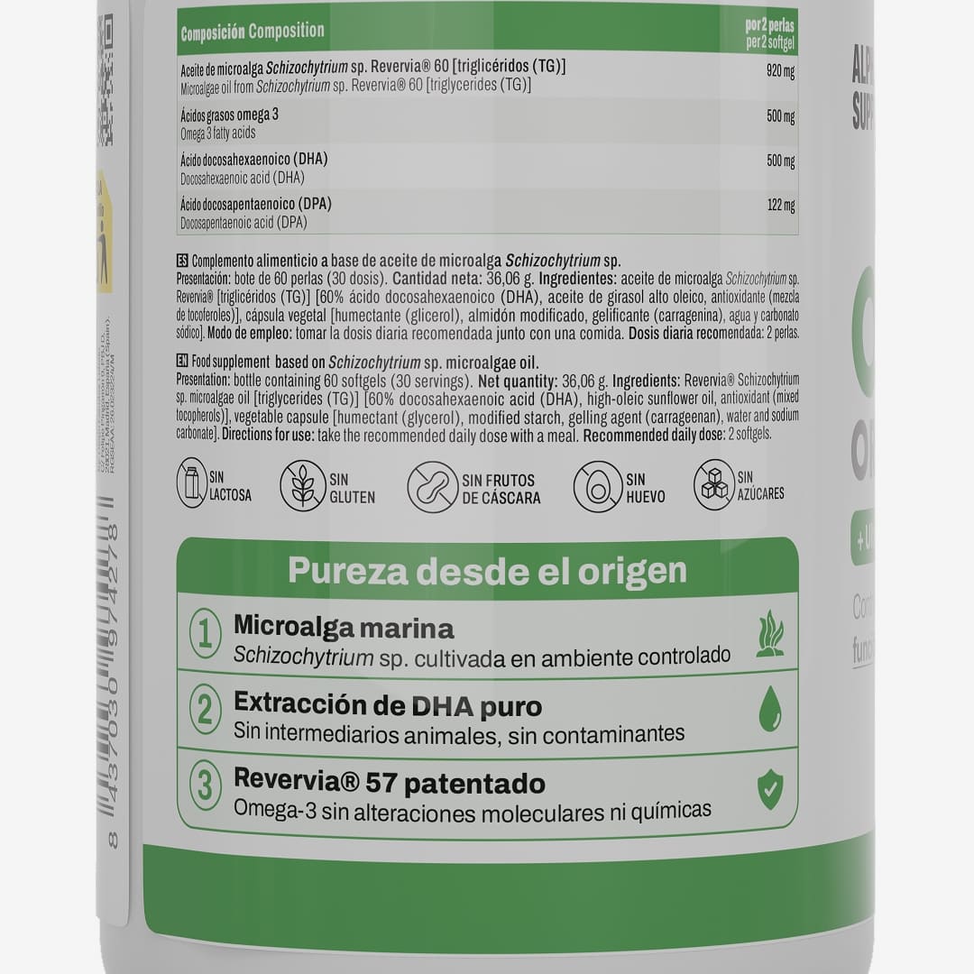 Omega 3 Origen Vegetal (60 Perlas) - 2