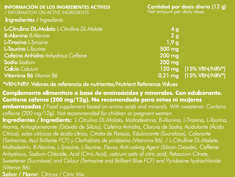 Pre-training Fuel (360g) – Alpha Supplements - 3