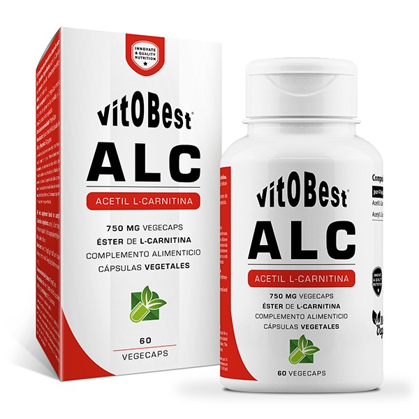 ALC (Acetil L-Carnitina) 750mg (60 vegecaps) - Vitobest
