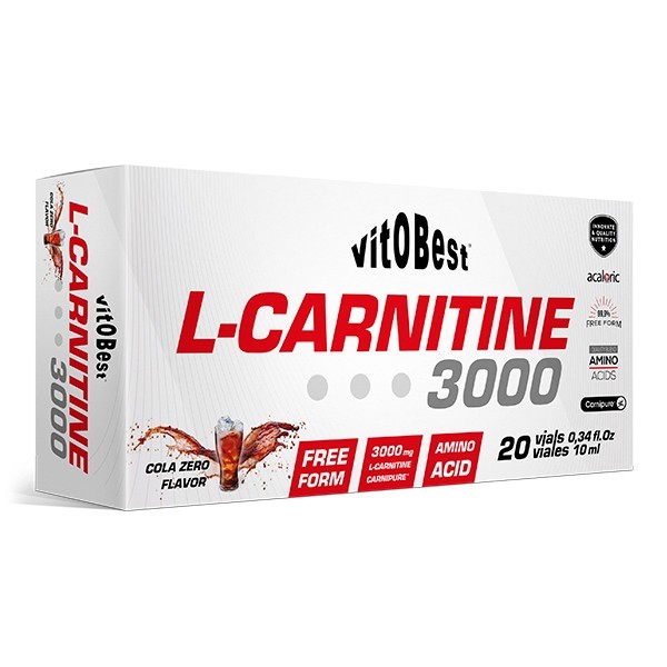 L-Carnitine 3000 (20 viales x 10 ml) - Vitobest