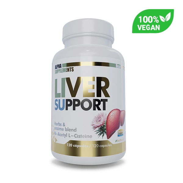 Liver Support (120 Veggiecaps) - Alpha Supplements