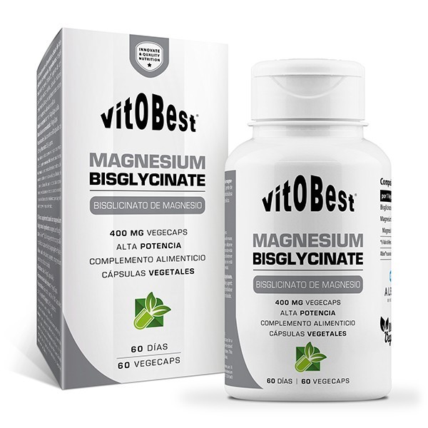 Magnesium Bisglycinate (60 VegeCaps) - Vitobest