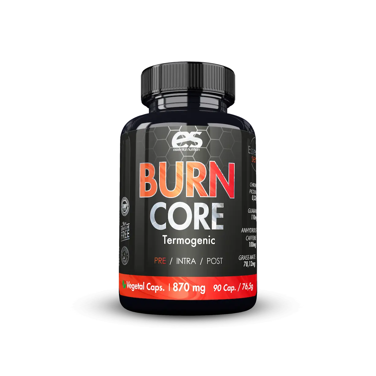 Termogenico Burn Core Essential (90 caps) - Essential Nutrition