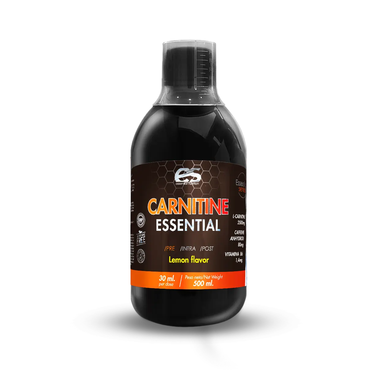 L Carnitina Essential (500 ml) (Limón) - Essential Nutrition