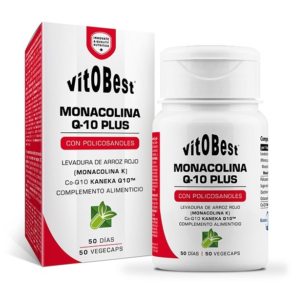 Monacolina Q10 Plus (50 VegeCaps) - Vitobest