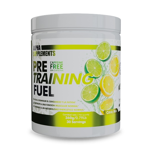 Pre-training Fuel- Sin cafeína/Caffeine free (360g) - Alpha Supplements