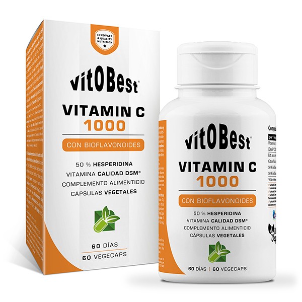 Vitamin C 1000 ( 60 vegecaps) - Vitobest