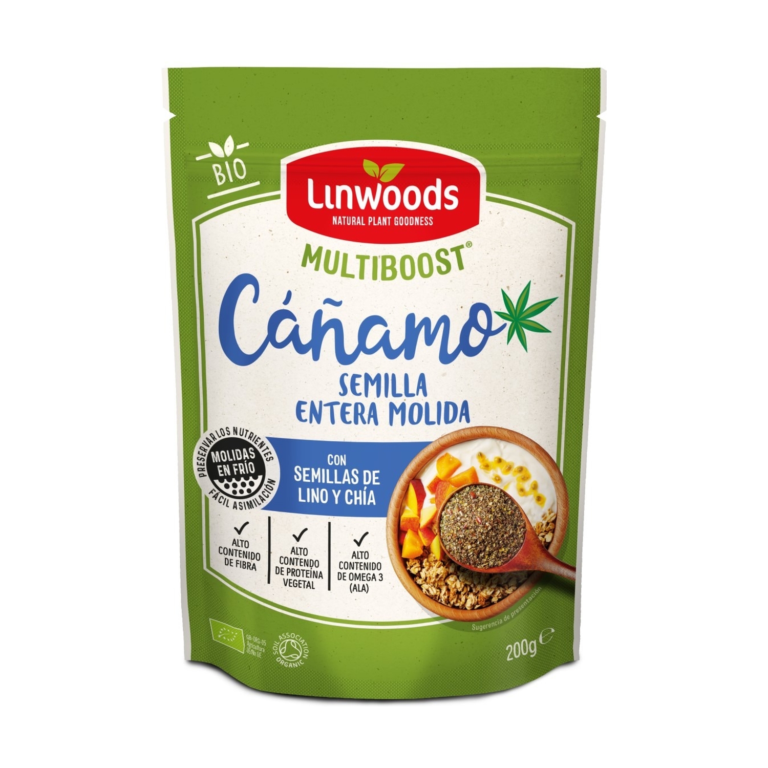 Semillas de Cáñamo, lino y chía (200g) - Linwoods