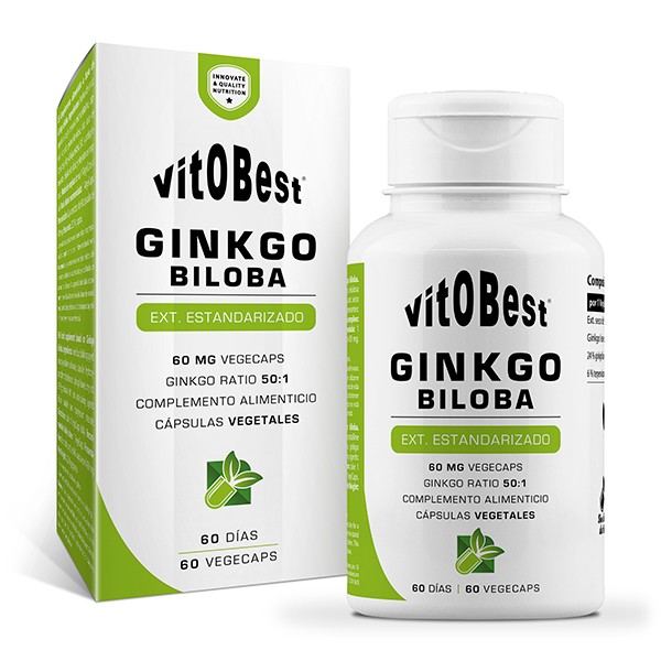Ginkgo Biloba (60 vegecaps) - Vitobest